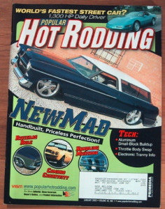 POPULAR HOT RODDING 2002 JAN - 1300hp VETTE, NewMad, BONNEVILLE